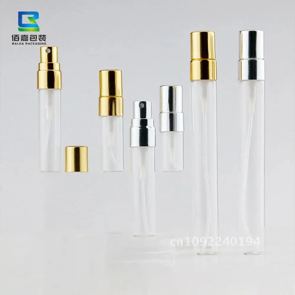 50pcs 100pcs 2ml 3ml 10ml 5ml Sample Refillable Perfume Bottle Mini Container Empty glass Perfume Bottles Bottle Atomizer Spray