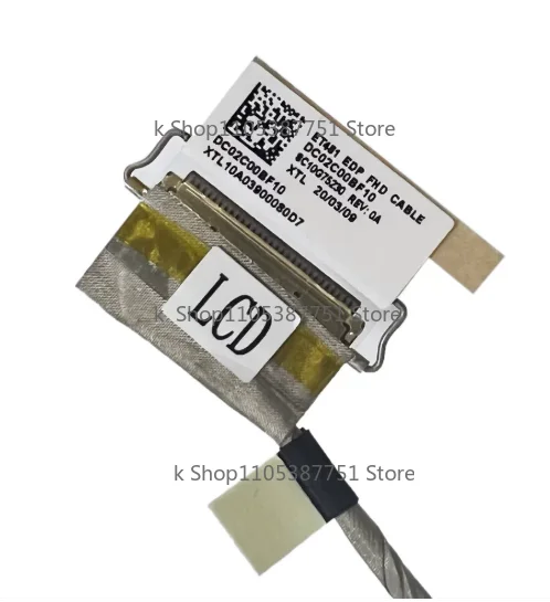 For Thinkpad T480S screen cable 30-pin FHD screen cable 01YN993 DC02C00BF10