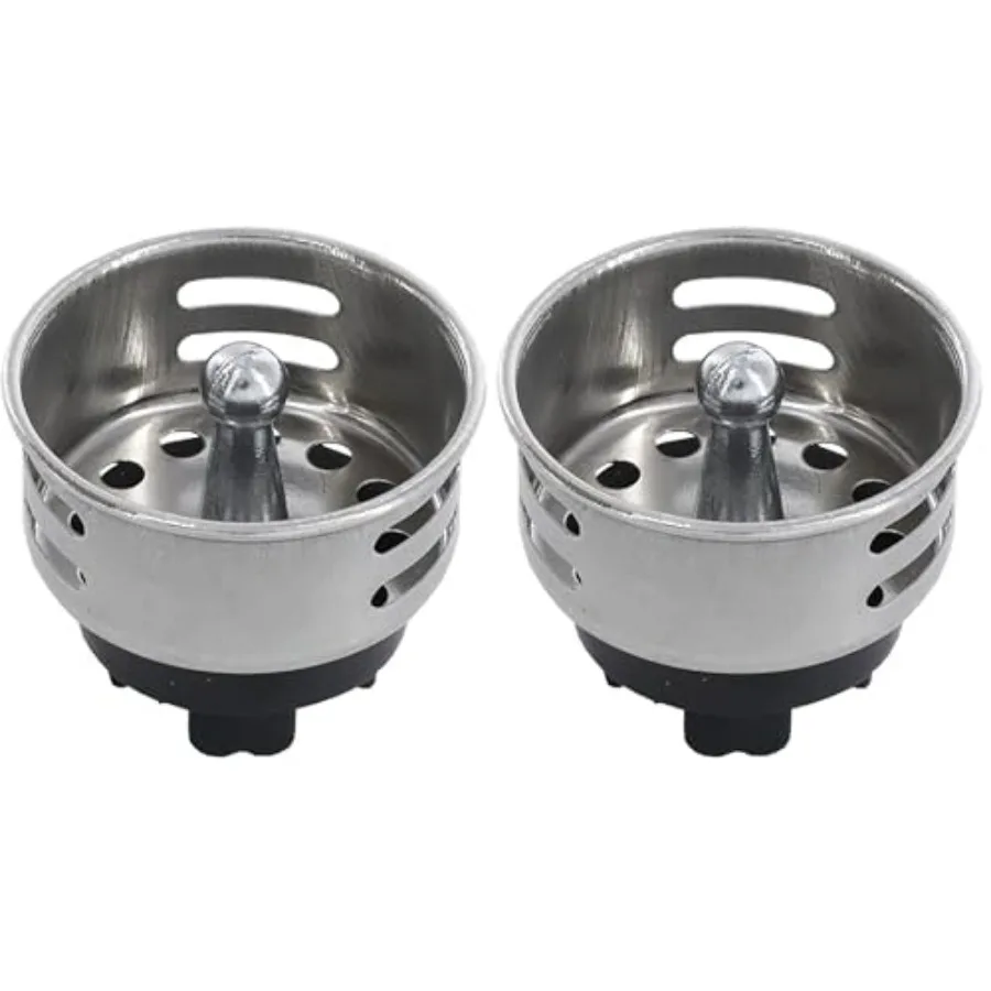

88328 1-1/2" Mobile Home/RV Sink Strainer, Chrome Pack of 2