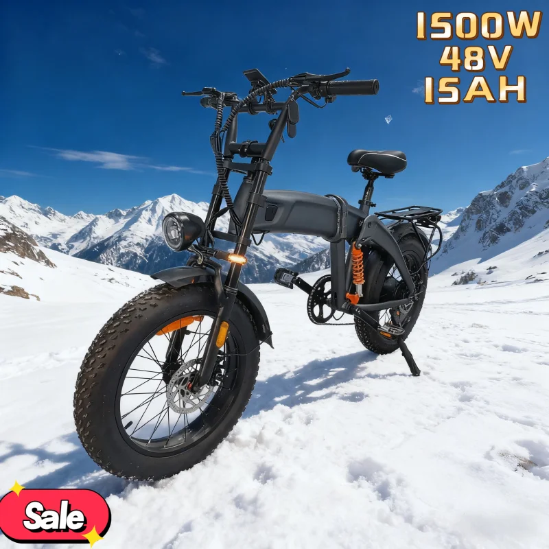 

1500W powerful motor electric bicycle, long battery life 48V30AH battery, durable, fashionable, leisure and entertainment E-Bike