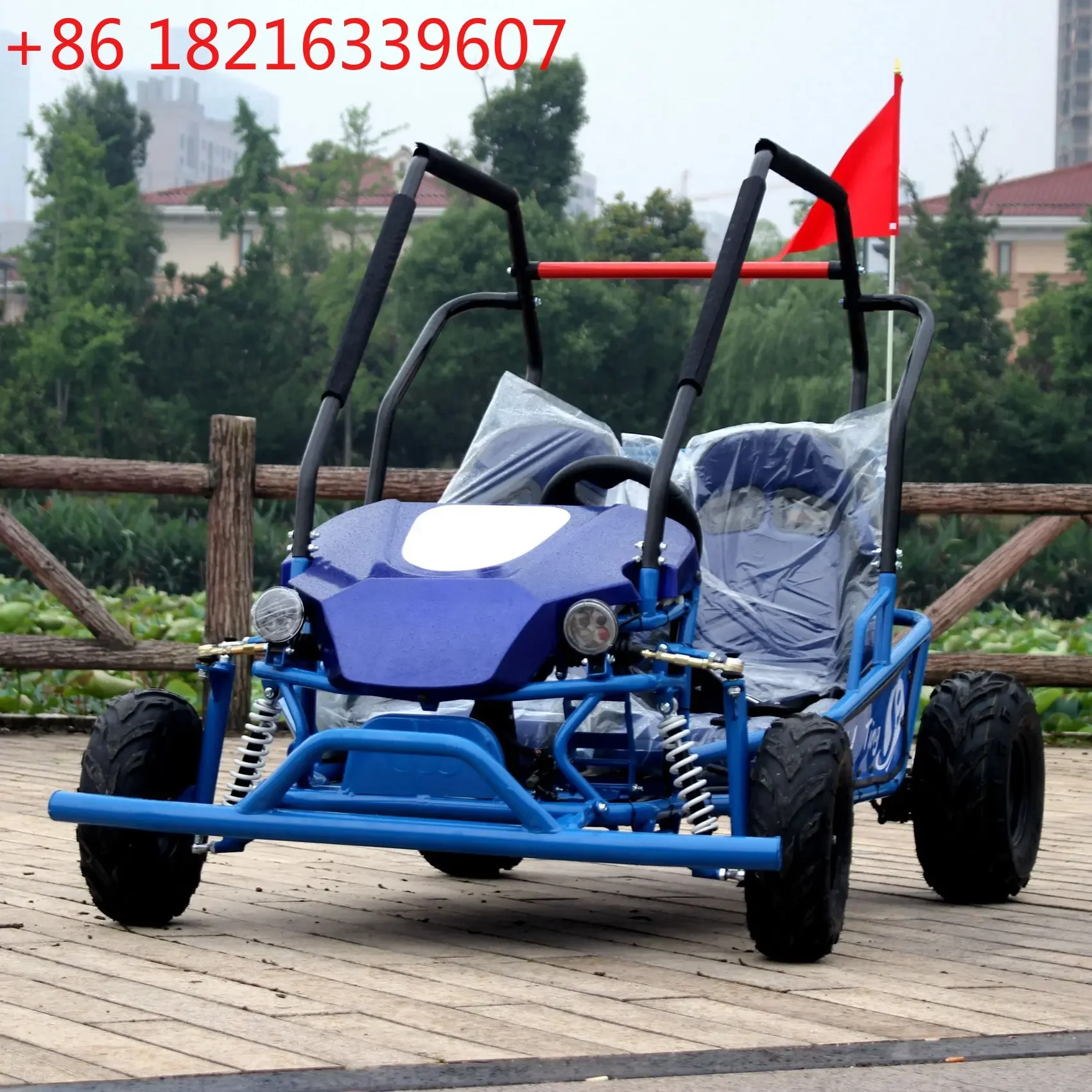 New electric double kart all-terrain entertainment racing drift electric motorcycle