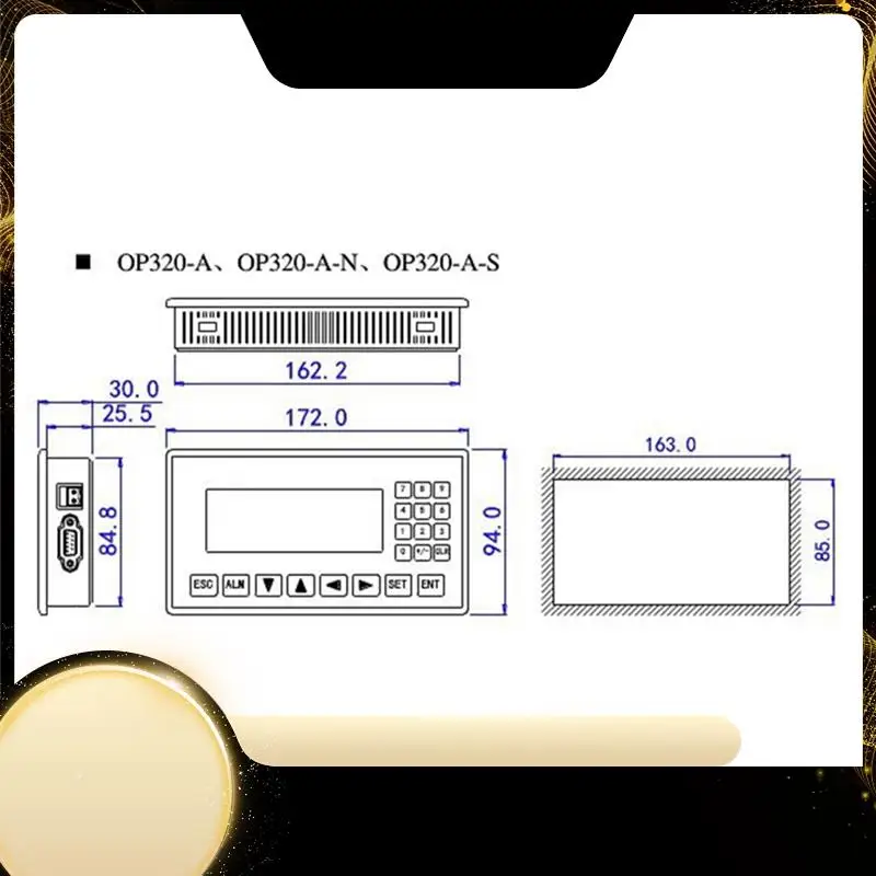 

MD204L Text Display Compatible With V8.0 MD204L Support 232 485 Communication