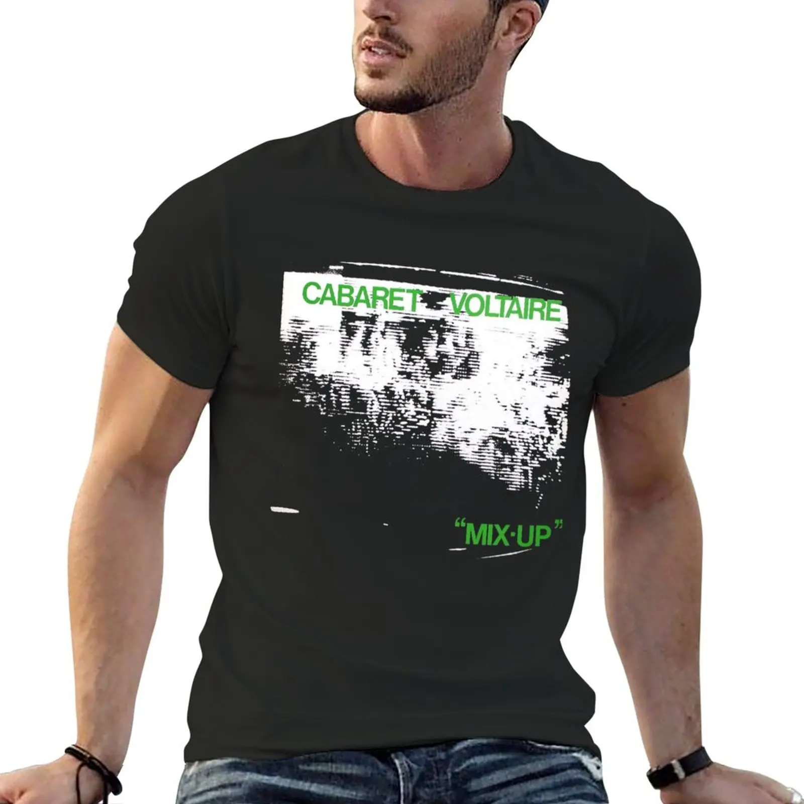 New Cabaret Voltaire industrial icon artwork T-Shirt Anime t-shirt custom t shirt mens graphic t-shirts funny