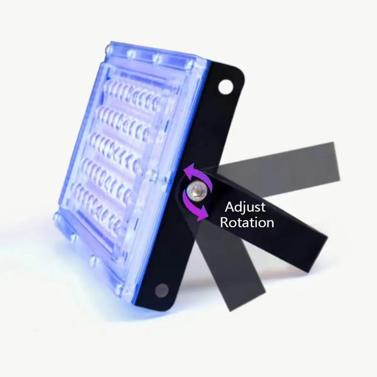 LED UV 플러드라이트 50w 100w 395nm 경화 플러드라이트 자외선 램프 살균등 프로사이트 플러그 240v 전구 자외선 룸