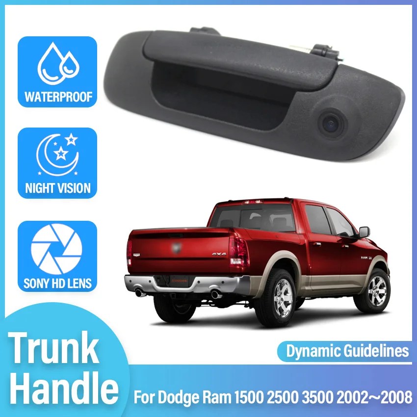 

Car Trunk Handle With Reversing Wide-angle Camera For Dodge Ram 1500 2500 3500 2002~2008 Exterior Replacement Cars Accessories