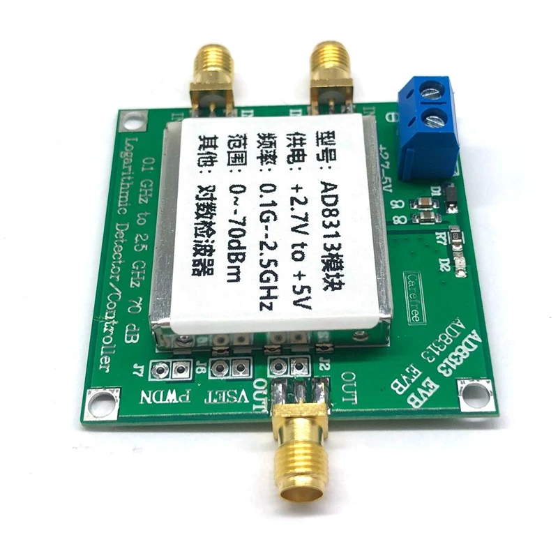 0,1 GHz bis 2,5 GHz 70 dB HF-Signal leistungs messer Logarith mischer Detektor ad8313 5V Controller Relais