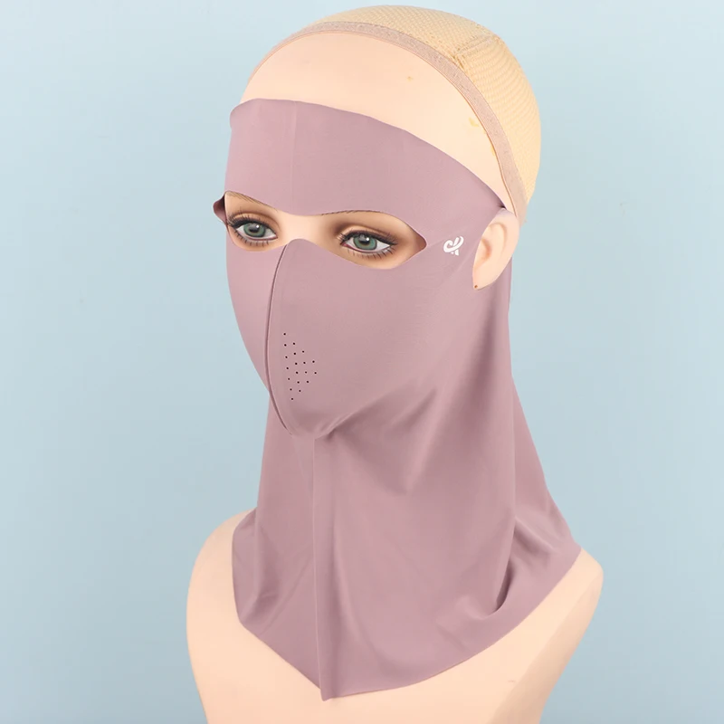 IJszijde zonbeschermingsmasker Anti-UV nekdoek Nekbescherming Stofdicht zonnescherm Gezichtsmasker Zomer