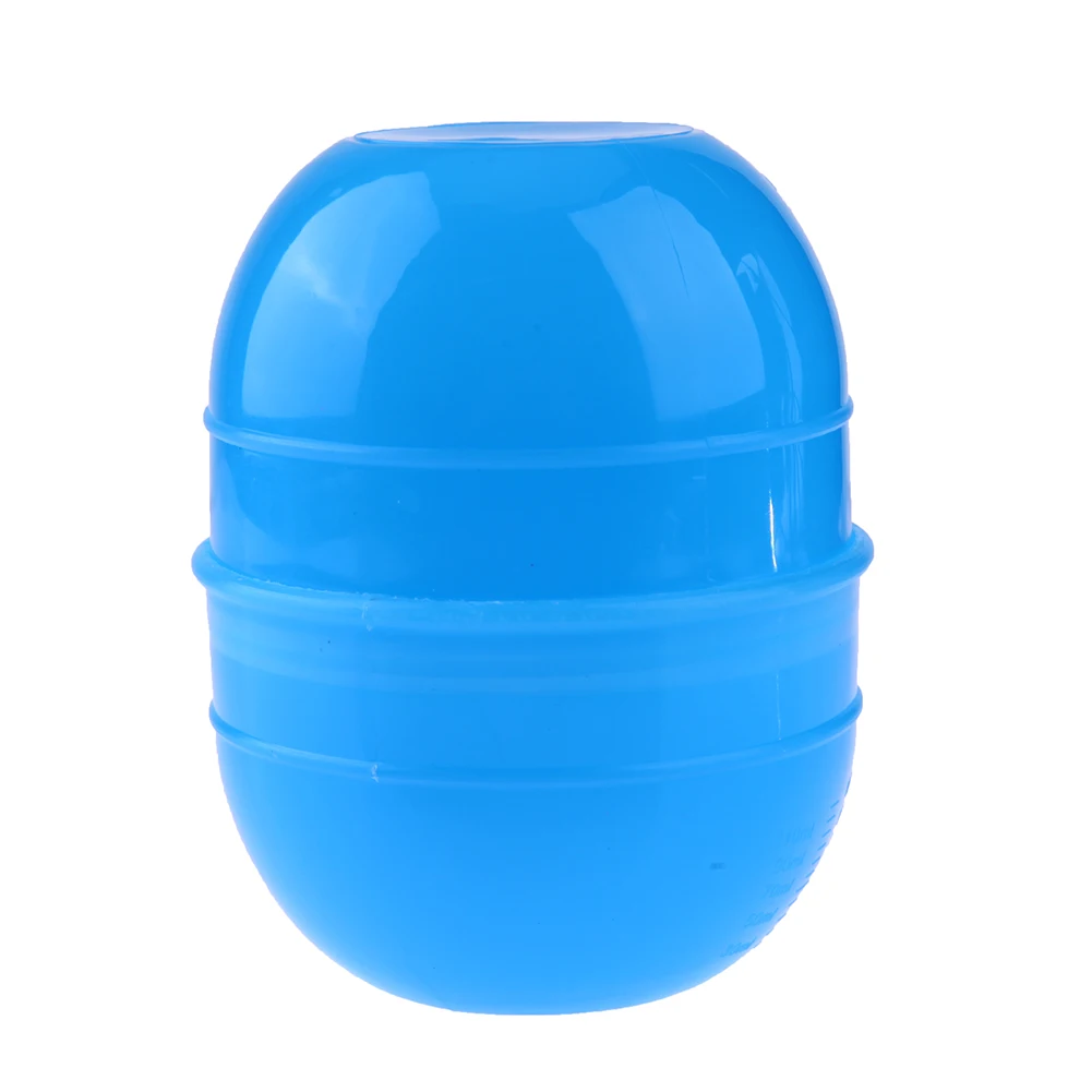 Small Size Blue Hair Dye Cup Double Scale Coloring Mixing Suction Bowl