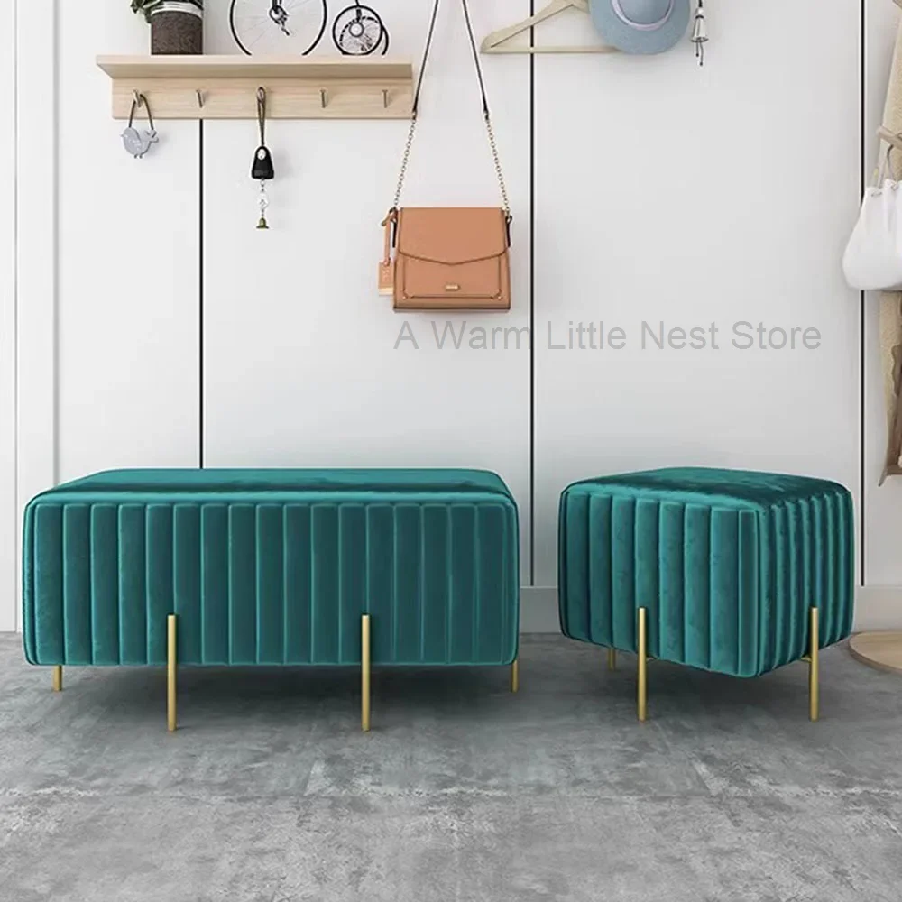 북유럽 디자인 발받침 럭셔리 거실 미니멀리스트 호텔 발받침, 독특하고 편안한 테이블 장식, 홈 가구