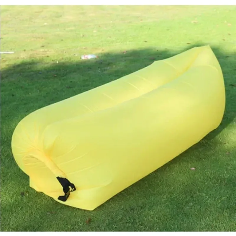 2024 Outdoor Network Red Air Lazy Inflatable Sofa Bag Portable Camping Sofa Mattress Music Festival Concert Recliner