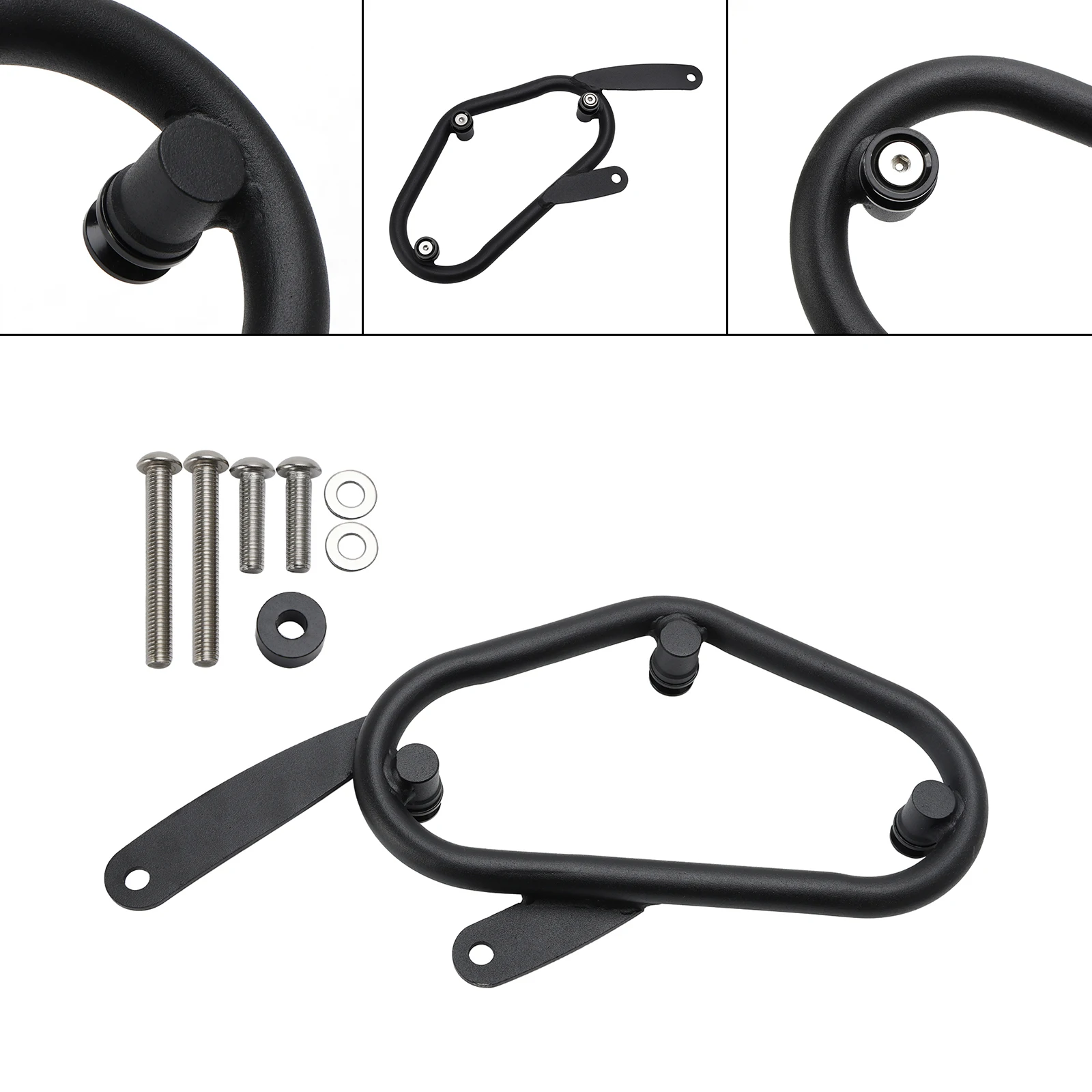 Topteng Side Saddle Bag Mounting Bracket Black Left Fit For Honda Cl300 Cl500 2023-2024