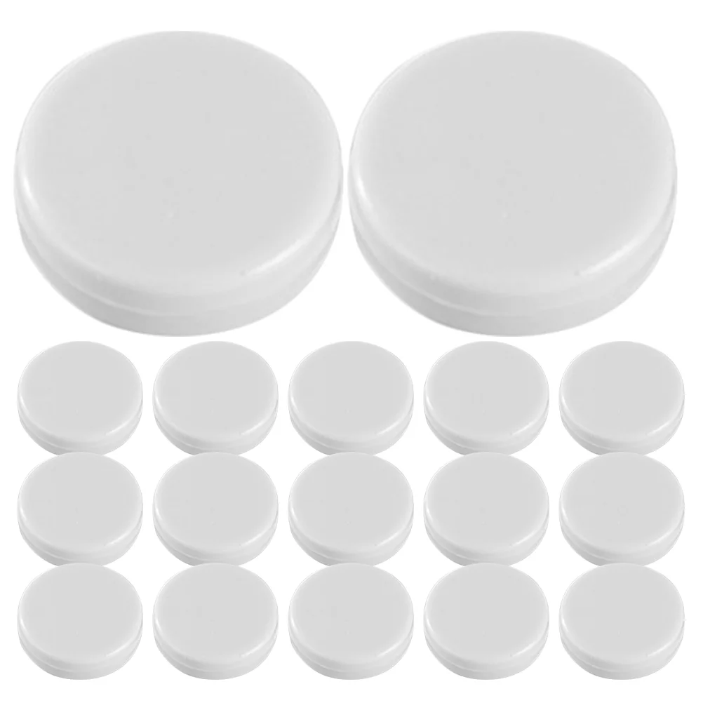 

50 Pcs Clear Pouches Foam Isolation Pad Dog Squeakers Replacement The Bell White