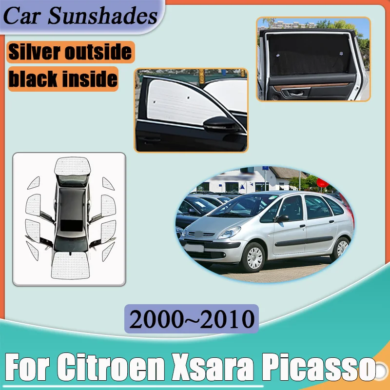 

Car Sun Visor For Citroen Xsara Picasso 2008 2000-2010 Sunscreen Curtain Heat insulation UV Protection Reflector Car Accessories
