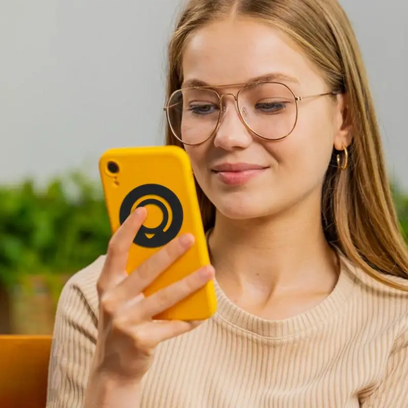 Силиконовое магнитное кольцо, магнитное силиконовое кольцо, держатель для телефона, вращающаяся подставка для смартфона на палец для мужчин, детей, взрослых, семьи