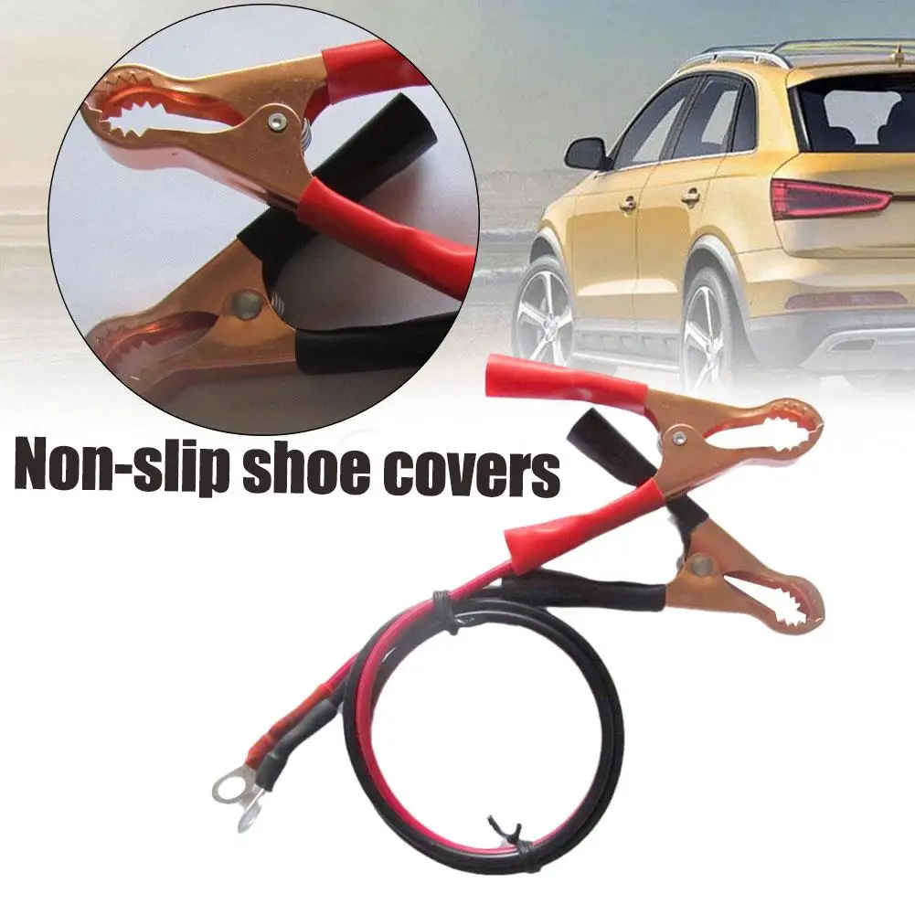 Alligator clip car cigarette lighter car loaded inverter adapter car cord 12V50A power line battery socket battery connecti E7K8