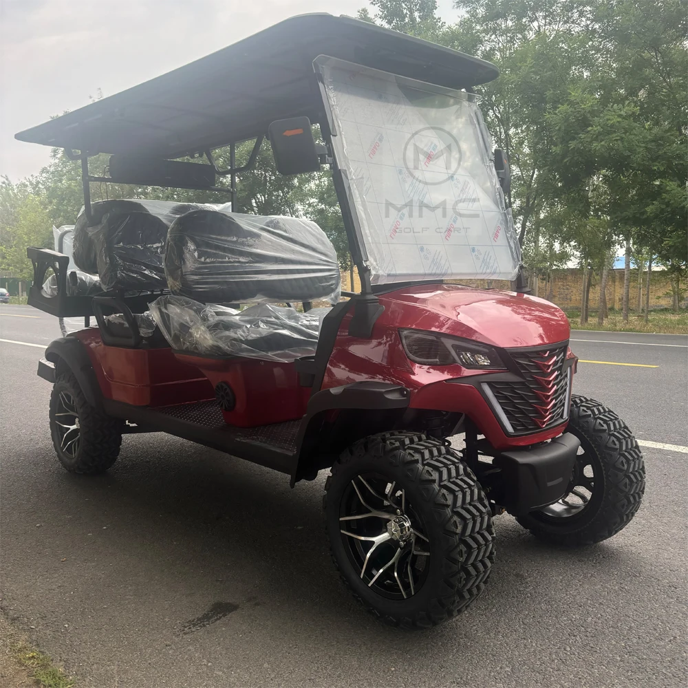 عربة جولف كهربائية عالية الطاقة عربة صيد كهربائية نادي لمشاهدة معالم المدينة أحدث عربة كهربائية للكبار ذات أربع عجلات بالجملة #2