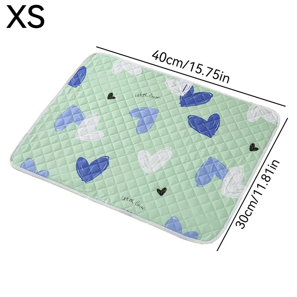 1PC A Pet Cooling Pad，Puppy pads Washable And Anti Slip Bottom Large Dog Cooling Bed And Cat Ice Pad