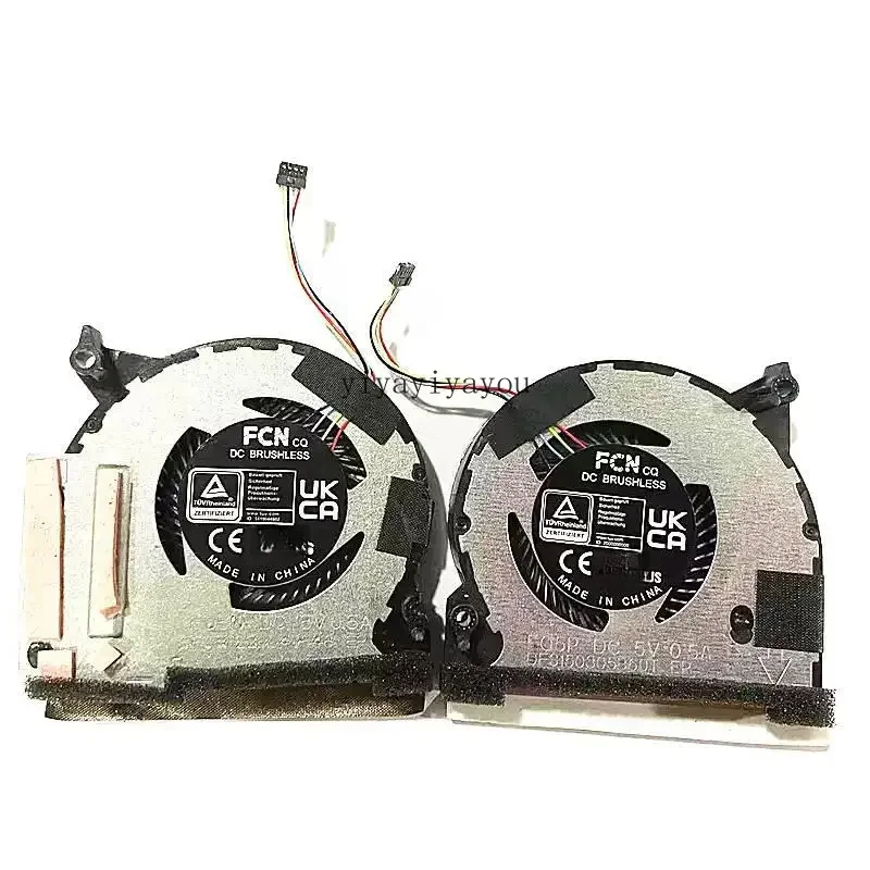 Cooling Fan Handheld Console PC Parts For Asus Rog Ally RC71L 2023 13NR0GY0M01011 13NR0GY0M02011 6033B0124601 6033B0124501 New