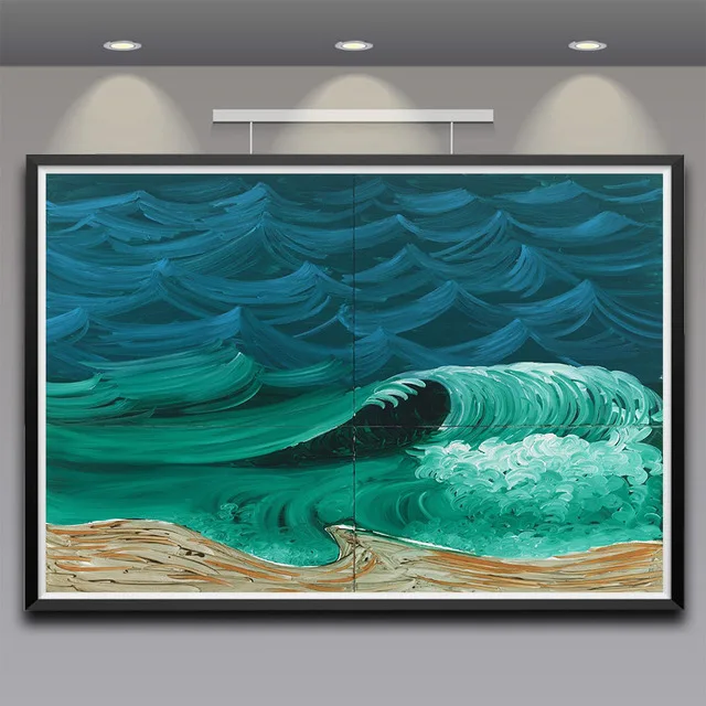 Poster Bigger Splashist David Hockney Landscape Canvas Painting Wall Art Decoration Picture Print Living Room Bedroom Home Decor