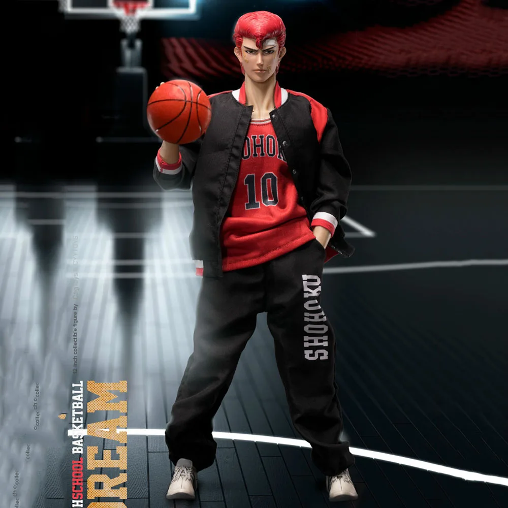 

In Stock 1/6 Player No.10 Sakuragi Hanamichi 12" Full Set Action Figure Toys Model Gifts Fans Hobby Collections