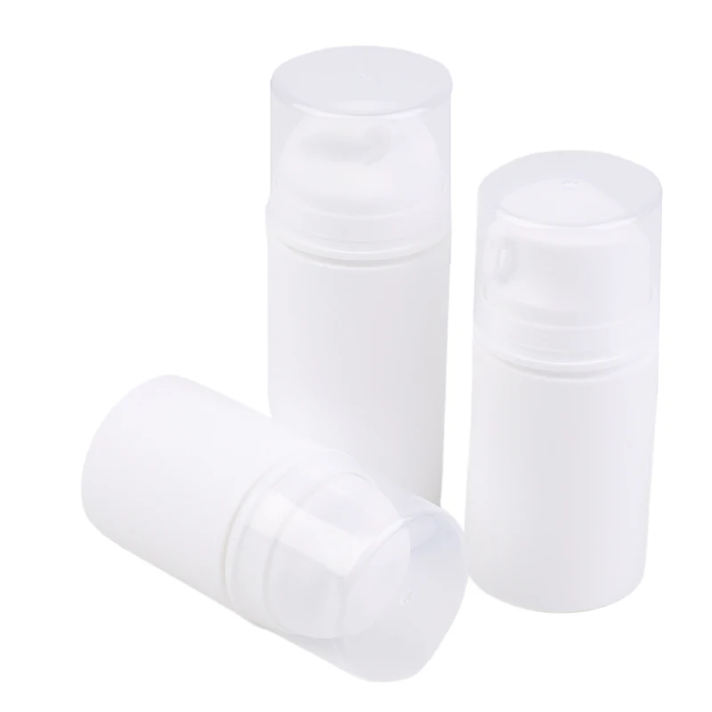 Airless Cosmetic Travel Size Vacuum Pump Bottles, Refillable Emulsion Dispenser for Cosmetics, Airless Container Set 35g-200g - view 4