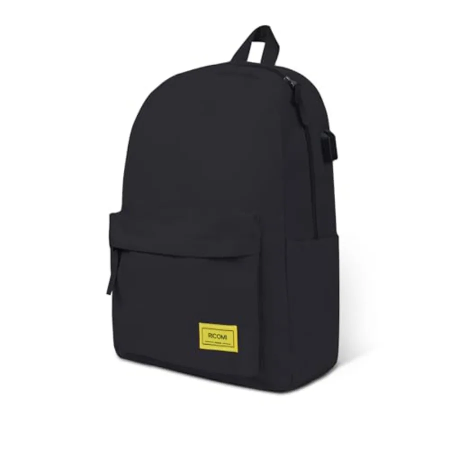 

Premium Lightweight Laptop Backpack with USB Charging Port, Durable College School Bookbag, 2 Built-in Organizers, Padded 15.6-