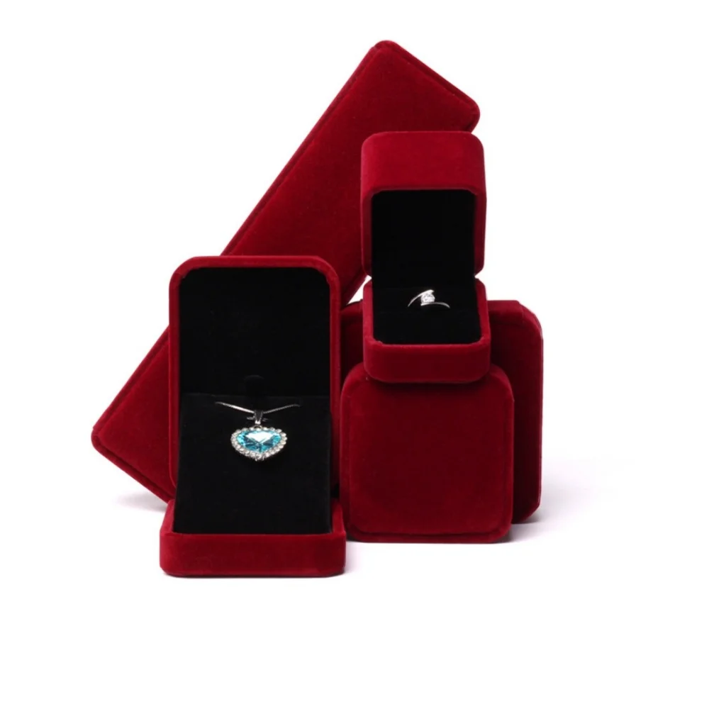 Ring Storage Box Multifunctional Velvet Jewelry Box Bracelet Organizer Box Timeless Necklace Organizer For Jewelry Organization