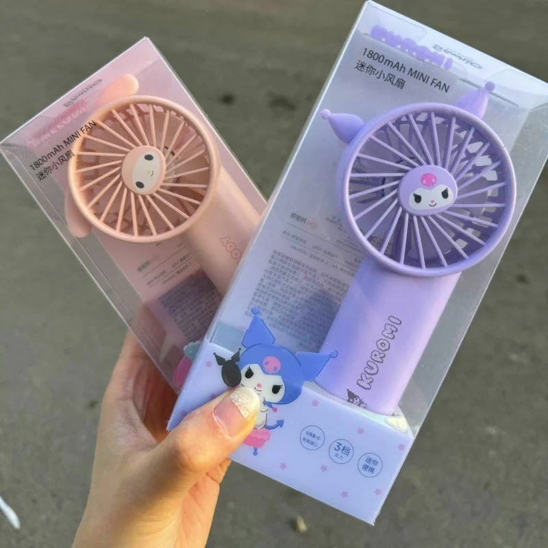 

Ручной мини-вентилятор Miniso Yugui Dog, мини-портативный, бесшумный, 3-секундное охлаждение, зарядка через USB, мини-вентилятор, охлаждение