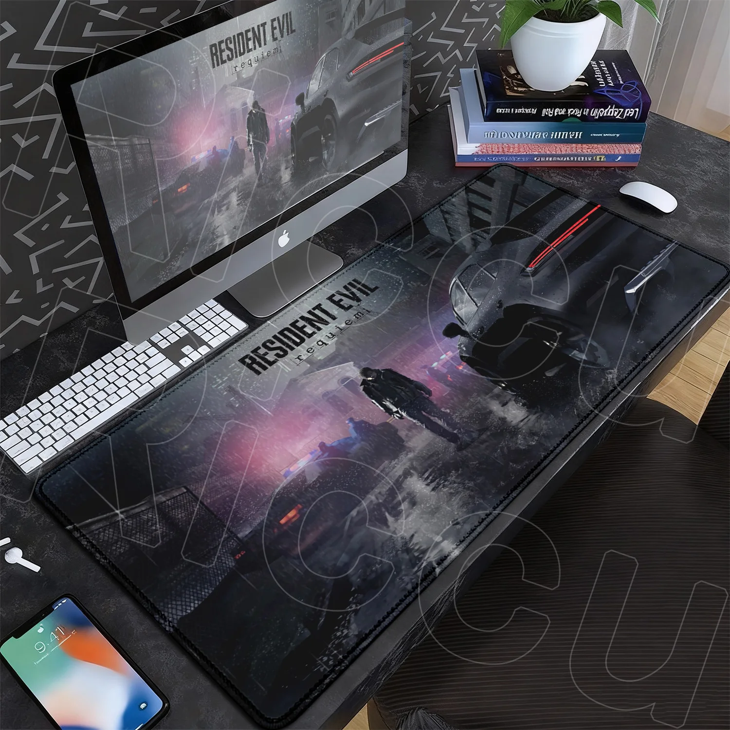 Hot Gaming R-Resident Evil Requiem Rubber Anti-slip Base Desk Mat XXL HD Custom PC Office Mouse Pad Gamer Speed Keyboard Cushion