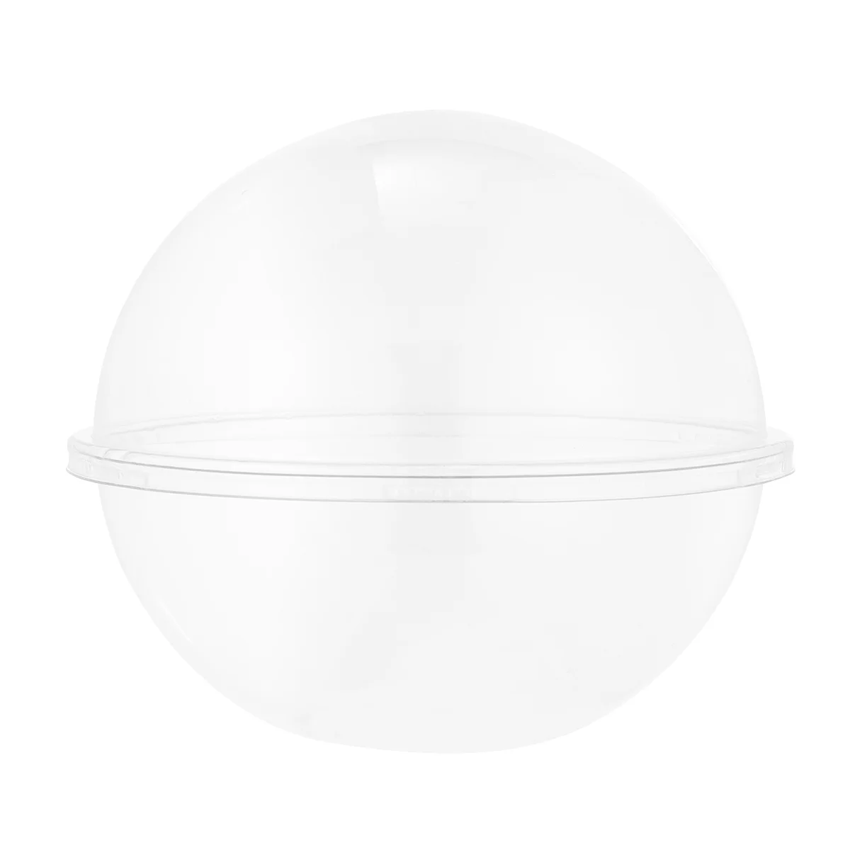 

10 Pcs Bracket Cake Boxes Clear Fillable Ball Christmas Fillble Transparent Container