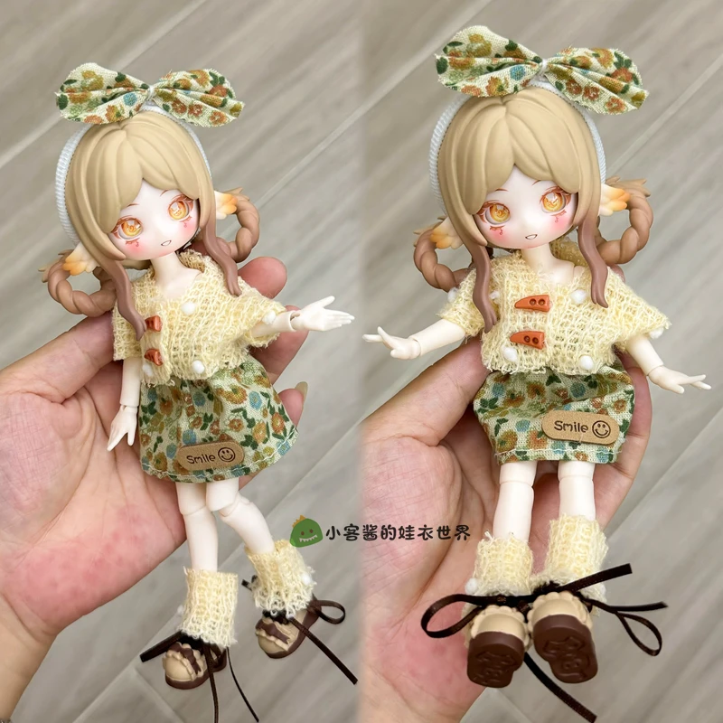 Only Clothes 8 Points Bjd 12 Points Ob11 Doll Clothes 11-17 Centimeters Panibang Ni Tu A Si Body Movable Doll Doll Clothes