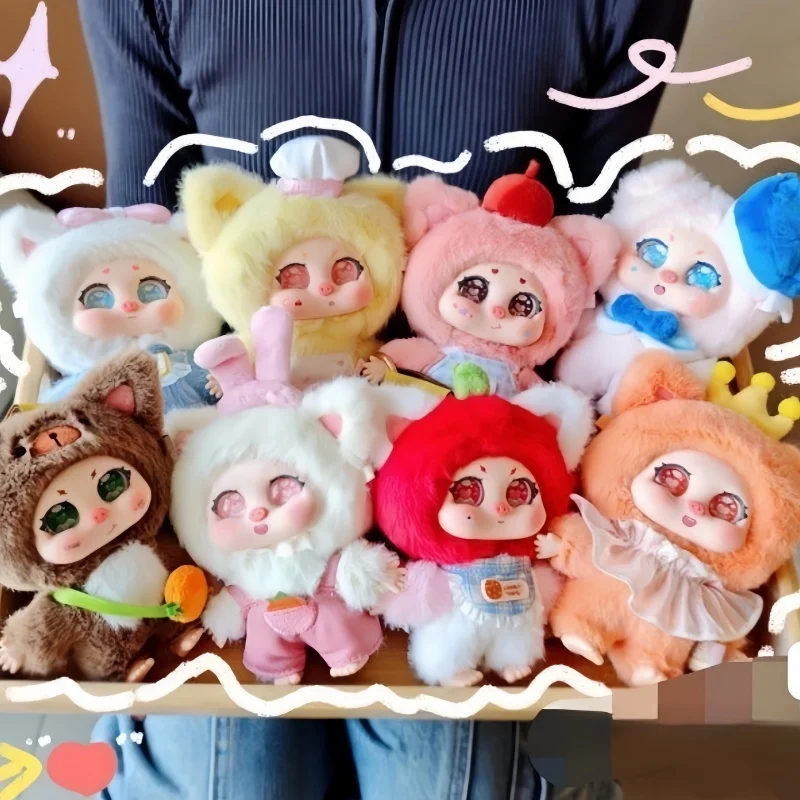 

New Hot Pig Girl Hami Series 12cm Vinyl Blind Box Pendant Action Figure Toy Kawaii Dolls Mystery Box Children Birthday Girl Gift