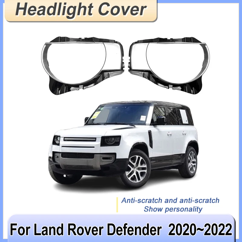 Head Light Covers For Land Rover Defender 2021 Accessories 2022 2020 Car Headlight Lampshade Modified Trim Guard Protect Sticker