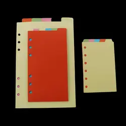 Office Classified Lables for Notebook Tab Dividers Refill Papers Binder Dividers Index Divider Index Pagination A5 A6 A7