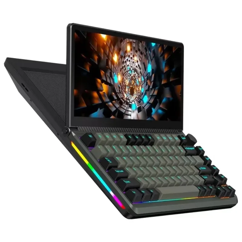 OEM supports K3 touch screen gaming mechanical keyboard, compact foldable keyboard with 13 inch portable screen expander