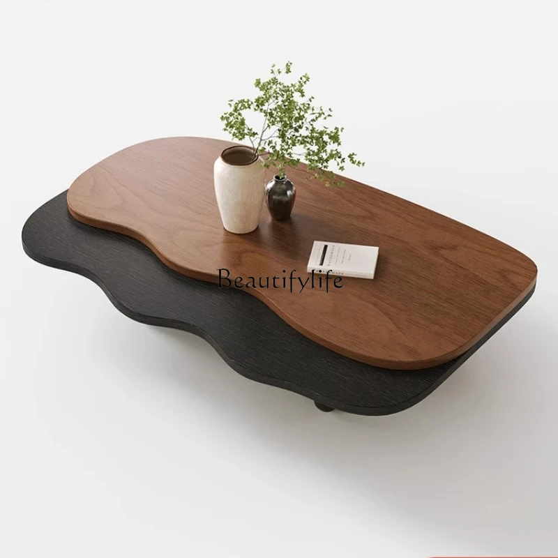 

*Ancient solid wood coffee table simple modern small apartment designer advanced