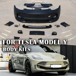 Auto Accessories ABS Body Kit Front Rear Bumper Lip Tail Spoiler For Tesla Model Y 2018-2021 Car Kits