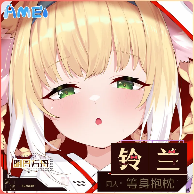 

Game Suzuran Arknights Cute Rabbit Girl Long Dakimakura Hugging Body Pillow Case Anime Cosplay Cushion Cover Xmas Gift