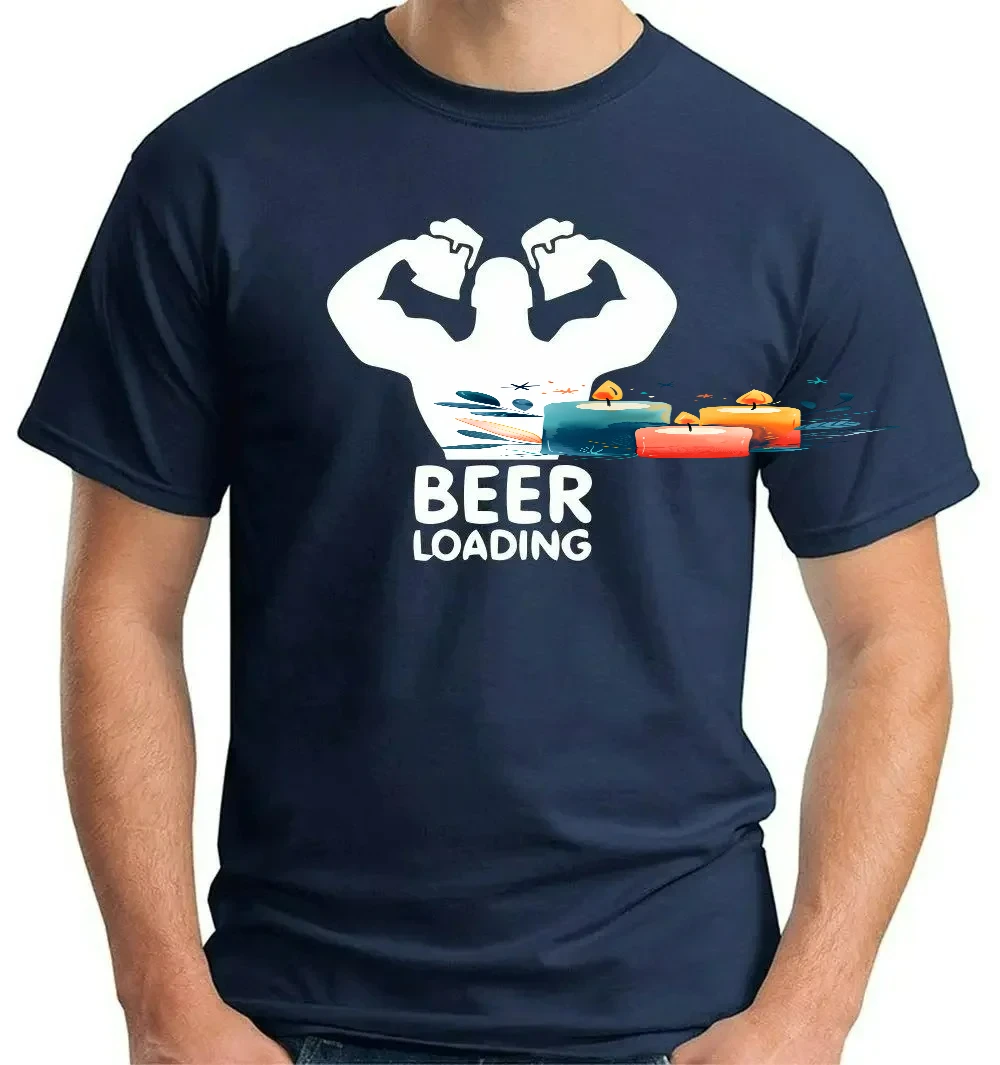 Beer Loading Bar Funny Barman Cocktail Bartender T Shirt. Short Sleeve 100% Cotton Casual T-shirts Loose Top Size S-3XL