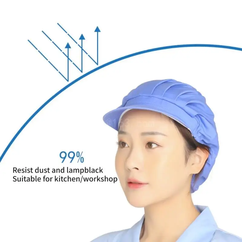 탄성 메쉬 캡 카페 워크샵 모자 레스토랑 호텔 베이커리 요리사 모자 남자 여자