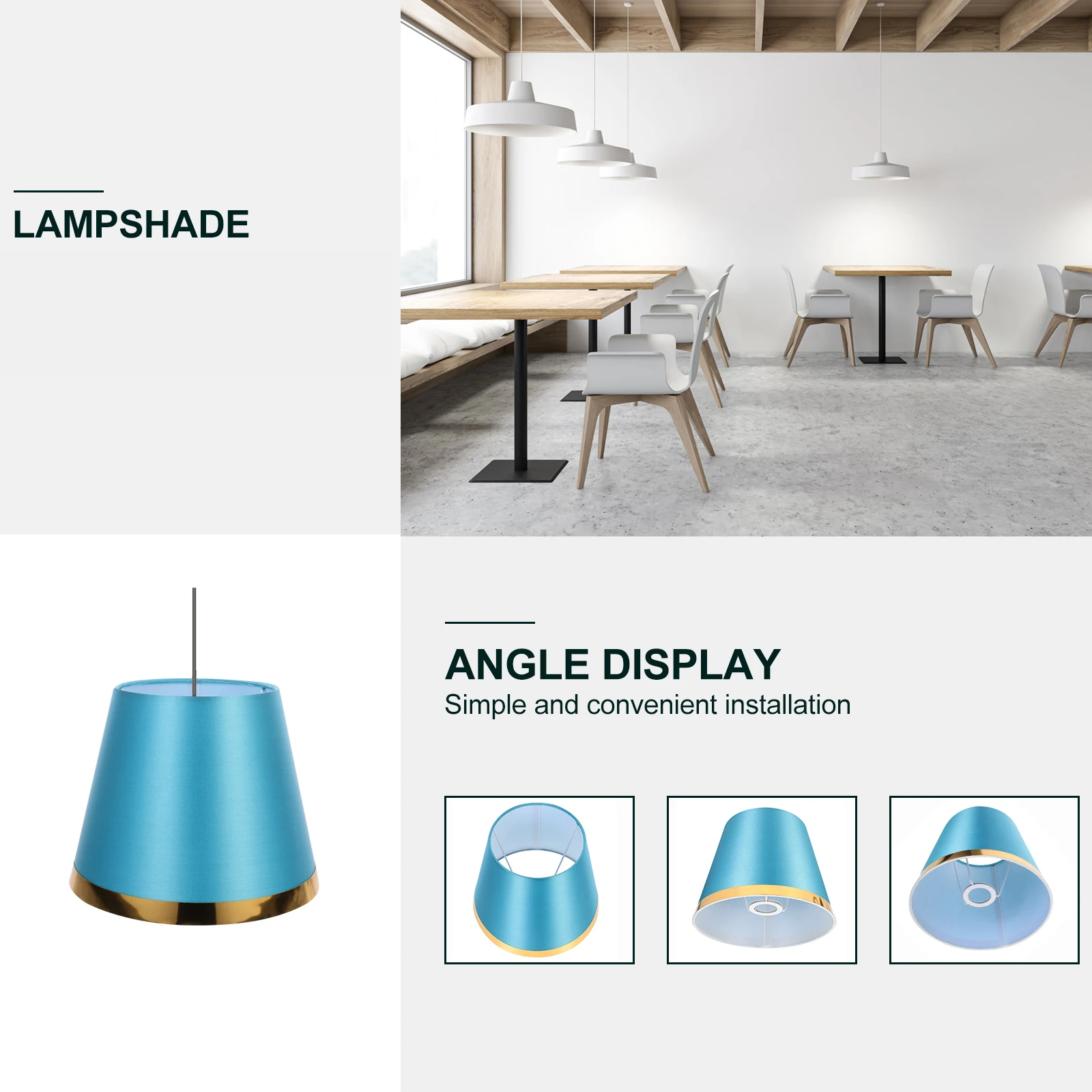 

E27 Lampshade Fabric Cover for Table Decorative Home Lighting Decorative Home Lamp Shade Warm Atmosphere Pendant Lamp DIY