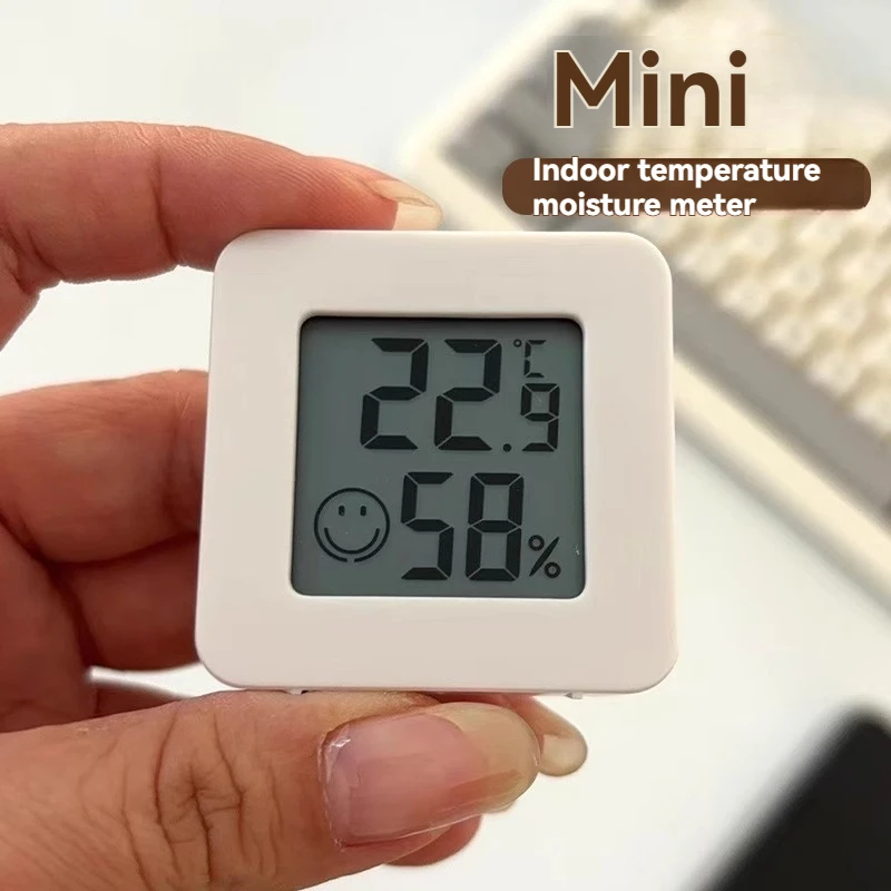 Mini Innenthermometer Hygrometer LCD Digitalanzeige Luftfeuchtigkeitsmesser Sensor Umgebungstemperatur Monitor Home Küche Badezimmer ‌