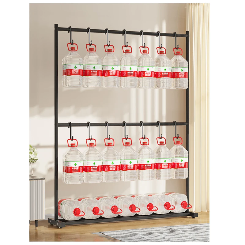 Double Layer Hanger Coat Rack Hanging Clothes Rack Household Bedroom Space Saving Floor Hanger Simple Clothes Drying Rack