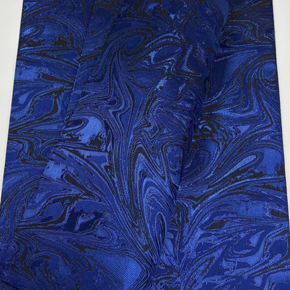 

Royal Blue Embroidered African Gele and Scarf 2-PC,2.5 Yards Sego Fabric Head Wrap for Wedding & Birthday Celebration TXH-16-3