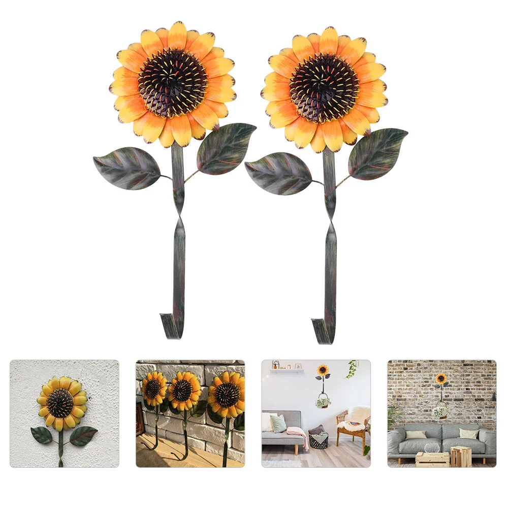 

2 Pcs Wall Storage Hook Mount Coat Decorative Hanging Hooks for Decorations