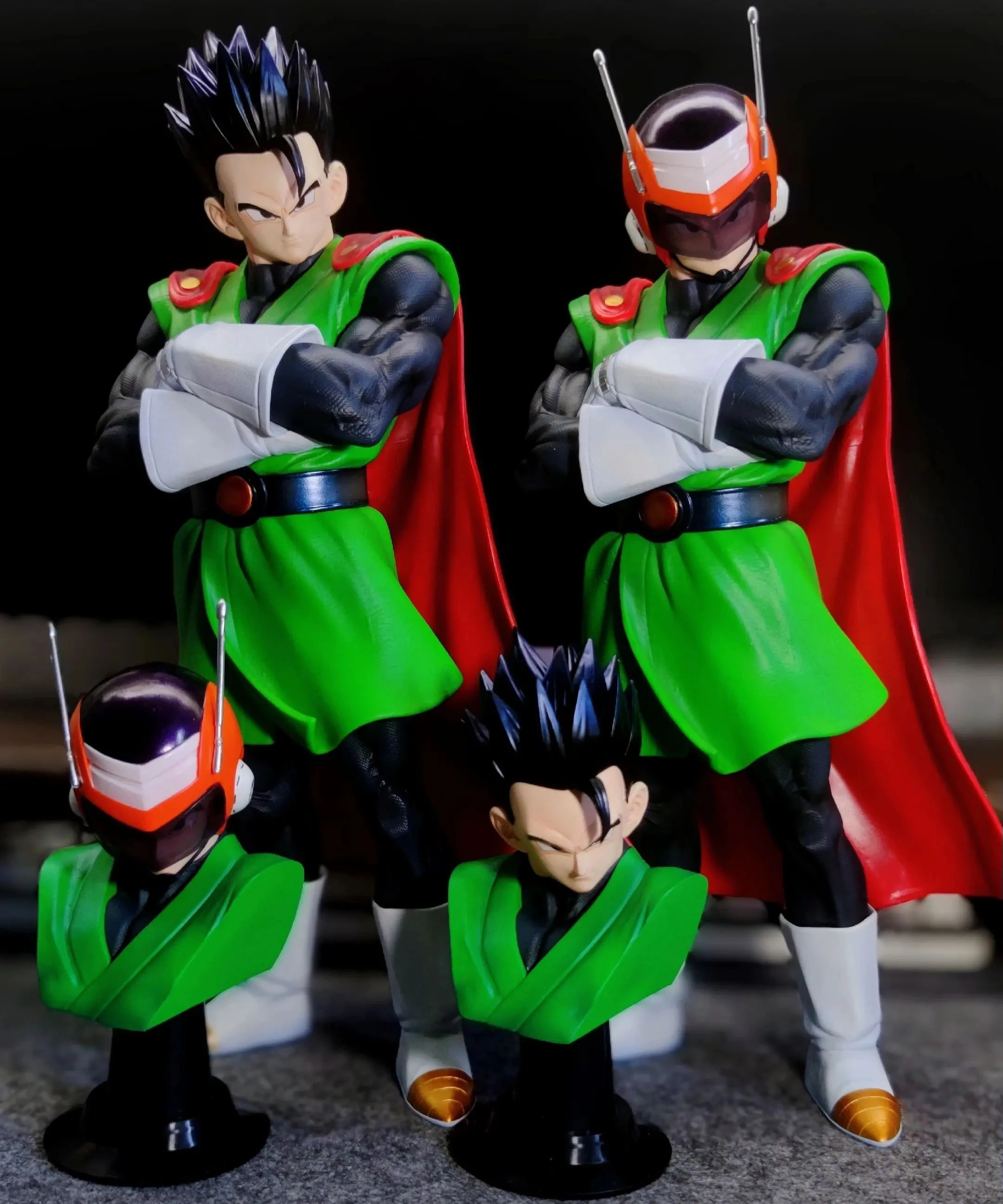 

MD Studio Dragon Ball Z 32cm Gohan Figure - Double Head Sculpt 1/6 Scale PVC Collectible Statue Anime Model