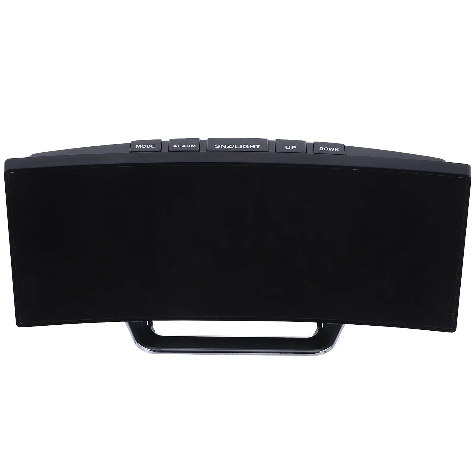 

1Set Digital Alarm Clock LED Mirror Screen Large Display Compact Desktop Clock Bedroom Office Multifunctional Modern