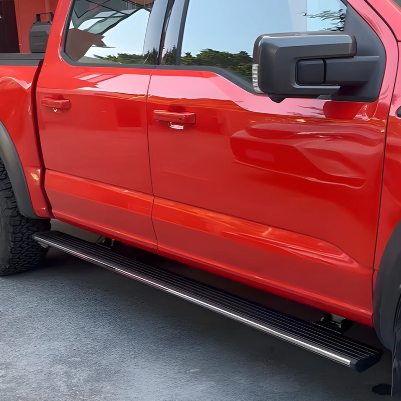 LED Colorful Lighting Electric Power Running Board Electric Side Steps for Ford Raptor F150 F550 2008-2025