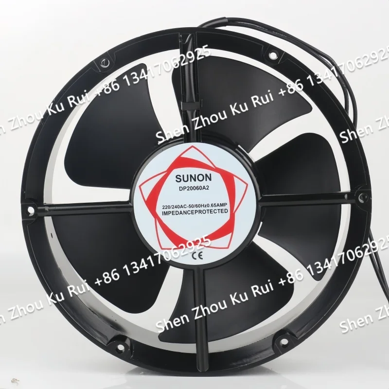 cooling fan DP20060A2 New Original SUNON 200V AC220-240V 0.65A DC EC 20060 200X200X60MM 20CM Industrial cabinet Aluminum frame
