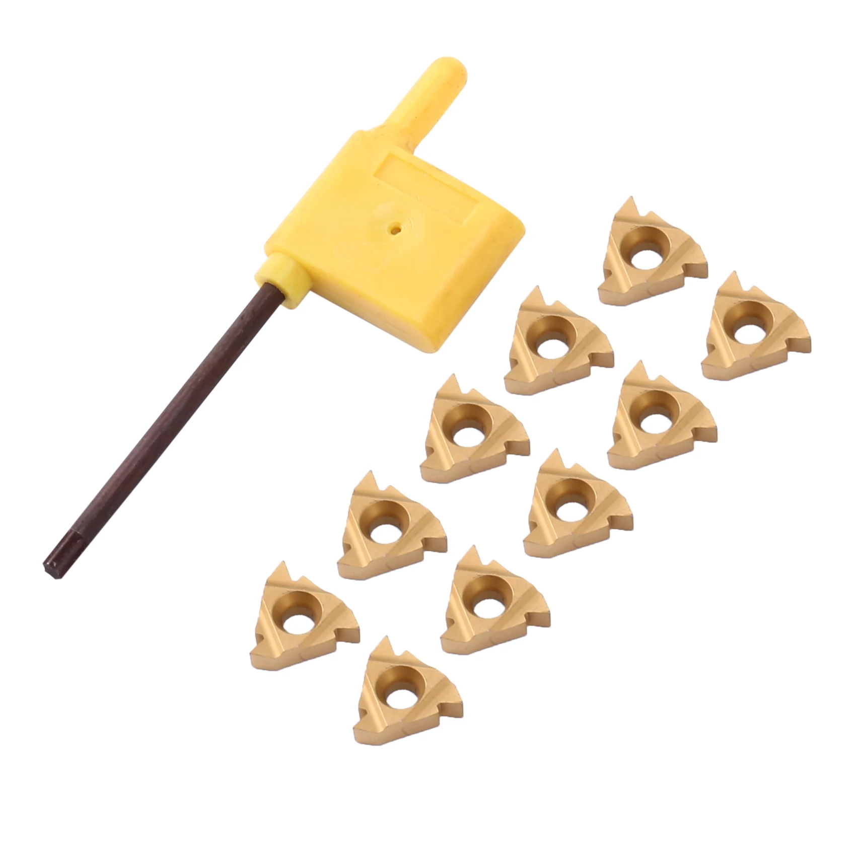 

ABUF-SER2020K16 CNC Lathe Turning Tool Holder Boring Bar With 10Pcs 16ER AG60 Blade Insert Machine Accessories Turning Tool Set